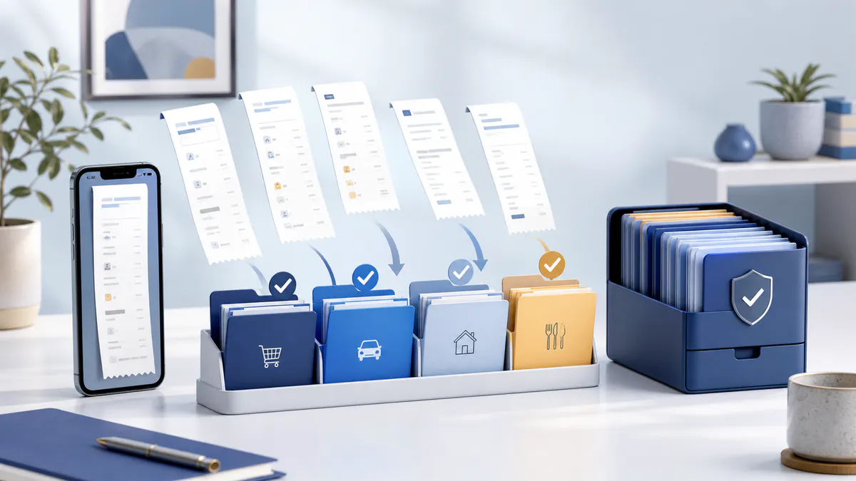 O guia definitivo para organizar recibos digitais com capturas longas